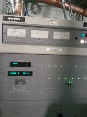 Front of FM Transmitter, "Janice"
